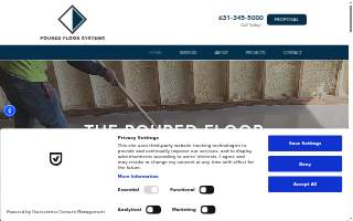Poured Floor Systems, Inc. website