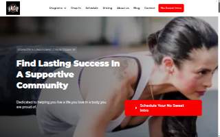 Red Woods Fitness website