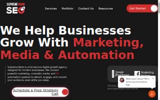 Supreme Rank SEO website