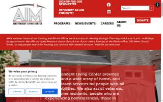 AIM Independent Living Center website