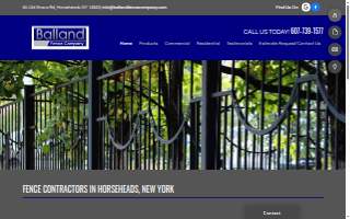 Ball and Fence Company of Corning website