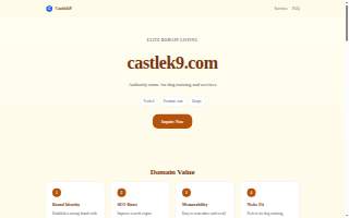 Castle K-9 website