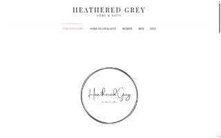 Heathered Grey website