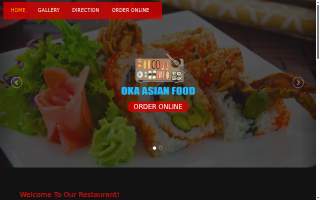 Oka Asian Food website
