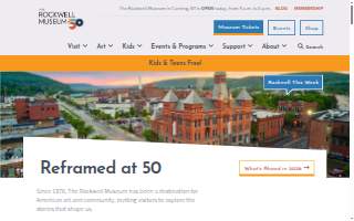 The Rockwell Museum website