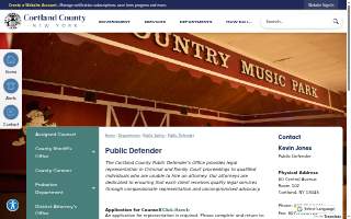 Cortland County Public Defender website