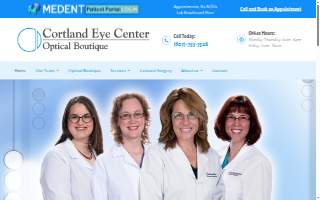 Cortland Eye Center website