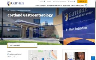 Guthrie Cortland Gastroenterology website