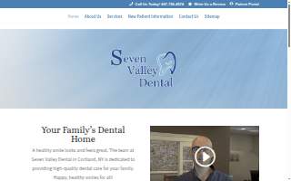 Seven Valley Dental website