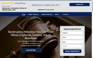 Simonetta & Associates, P.C. of Cortland website