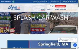 Splash Car Wash Express of Cortland website