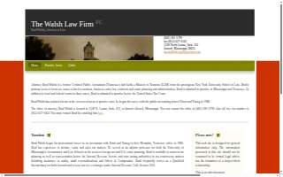 The Walsh Law Firm P.C. website