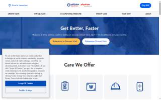 WellNow Urgent Care of Cortland website