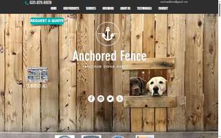 Anchored Fence of Deer Park website