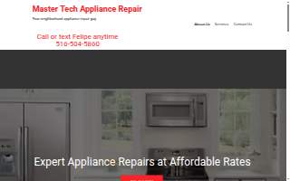 Master Tech Appliance Repair of Deer Park website
