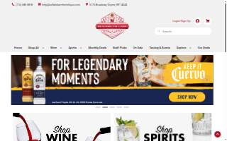 Buffalo Barrel Wine & Liquor website