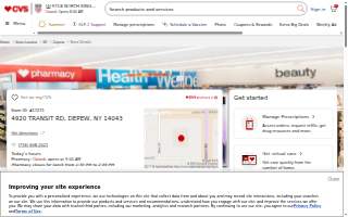CVS Pharmacy of Depew website
