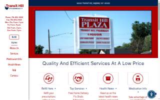 Hill Pharmacy website