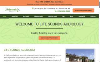 Life Sounds Audiology of Depew website