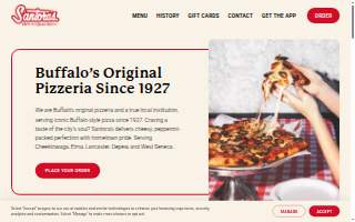 Santora's Pizza Drive-In website