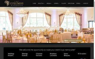 The Columns Banquets website
