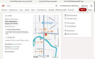 Walgreens of Depew website