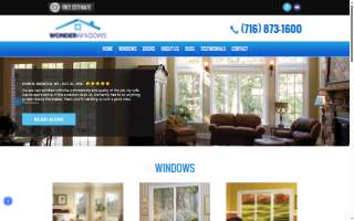 Wonder Windows Buffalo of Depew website