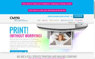 CMYK Print Group website