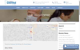 Commack Dental Design website