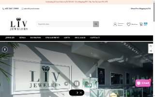 LIV Jewelers of Dix Hills website
