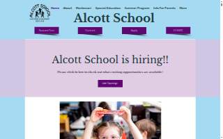 Alcott School website