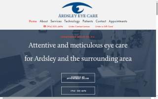 Ardsley Eye Care website