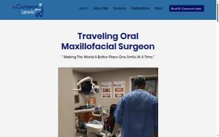 Dr. Cameron Lewis Oral Surgeon website