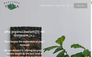Hastings Yoga website