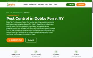 Hello Pest Control website