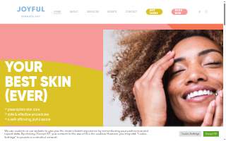 Joyful Dermatology website