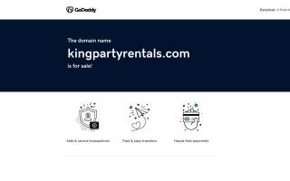 King Party Rentals Westchester of Dobbs Ferry website
