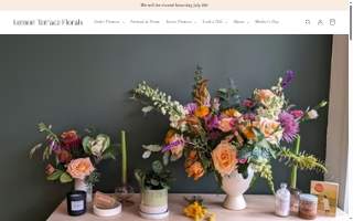 Lemon Terrace Florals website