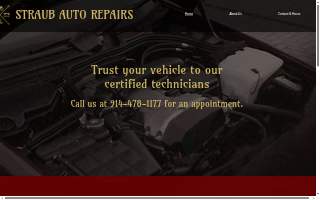 Straub Auto Repairs Inc website