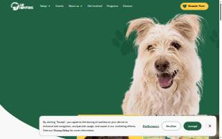 ARF - Animal Rescue Fund of the Hamptons website