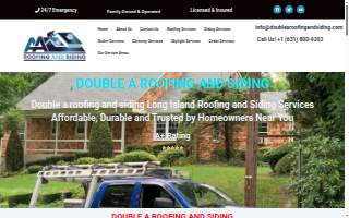 Double A Roofing and Siding East Hampton website