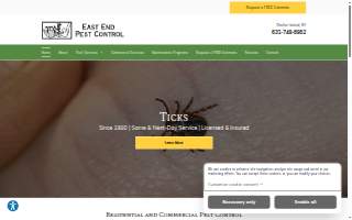 East End Pest Control website