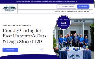 East Hampton Veterinary Group website