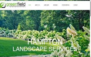GreenField Landscapers website