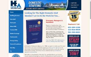 Hamptons Employment Agency, Inc. website