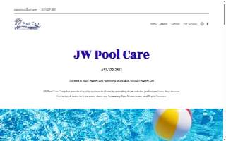 JW Pool Care website