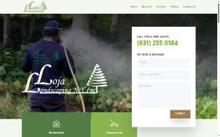 Loja Landscaping website