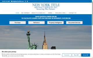 New York Title Abstract Services Inc. of East Hampton website