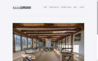 Rasa Pilates website