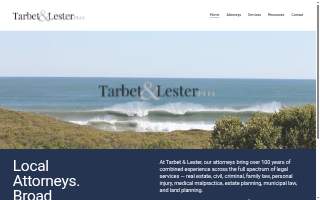 Tarbet & Lester, PLLC website